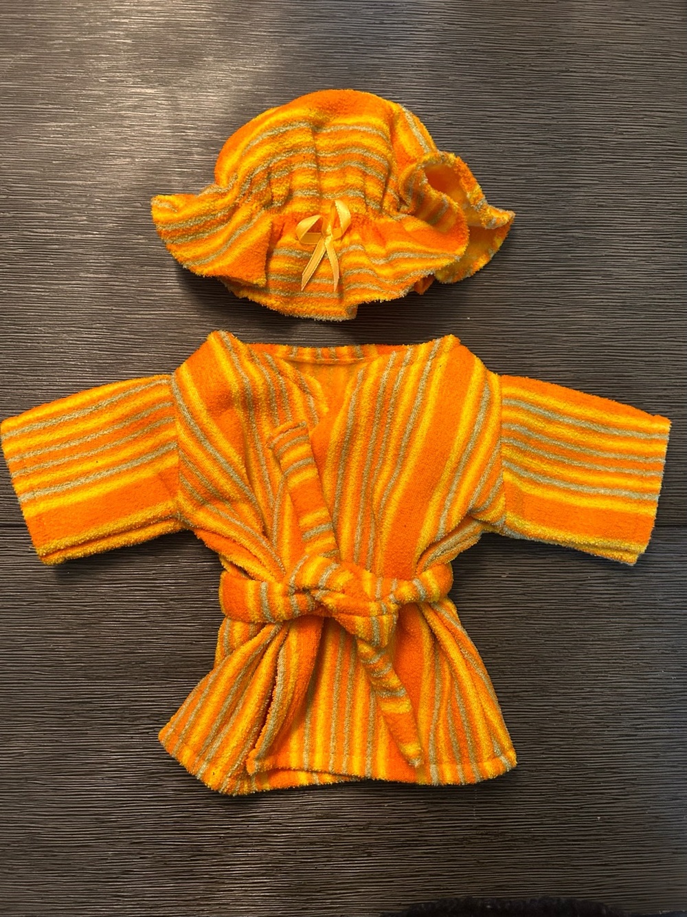 Cabbage Patch Sized Robe & Shower Cap